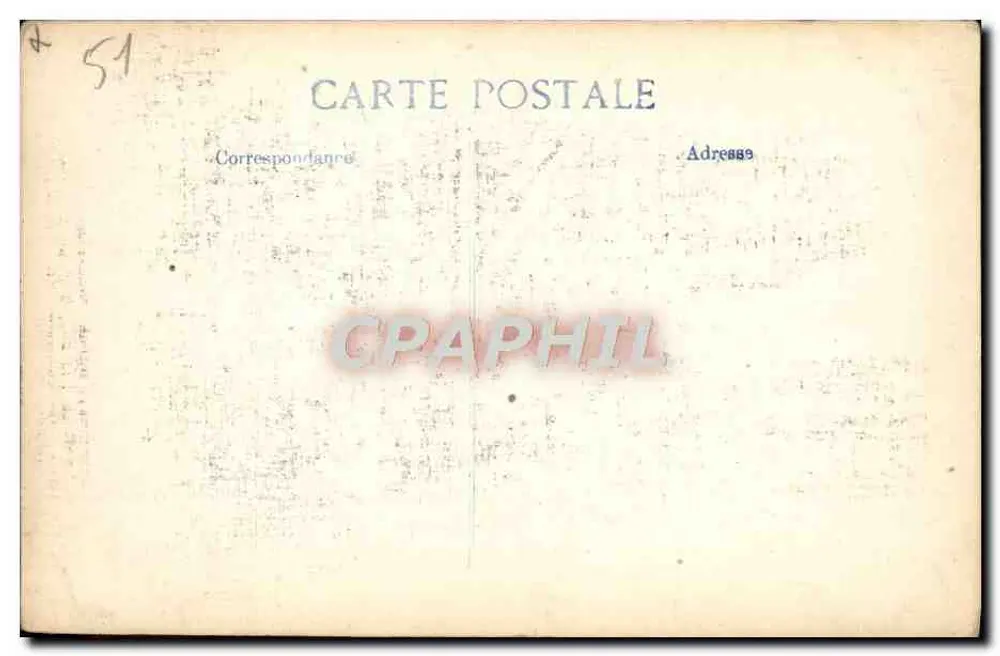 Catedral de REIMS - Nossa Senhora — editor EID, n° de série 51 - Verso