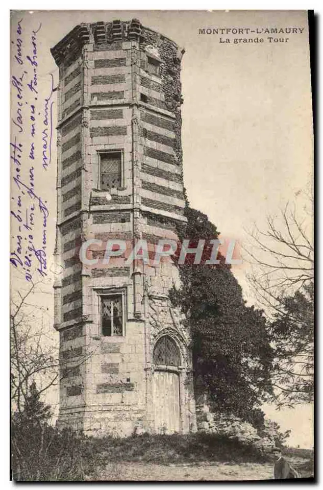 Montfort-l'Amaury — Die große Turm — Verlag unbekannt - Vorderseite