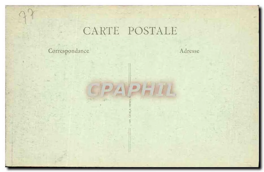 Provins — Fosso das Fortificações — Coleção Farmin Louis, n°30 - Verso