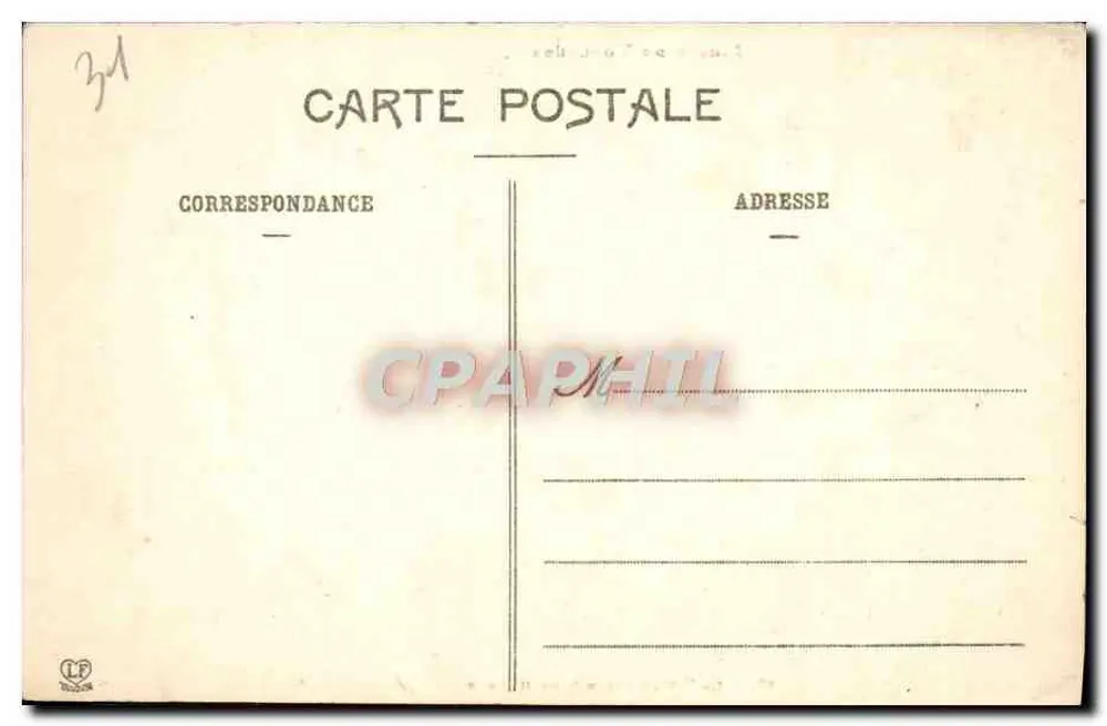 Museu de Toulouse — A «Madeleine» de Henner — Edições Léonard, n°12 - Verso