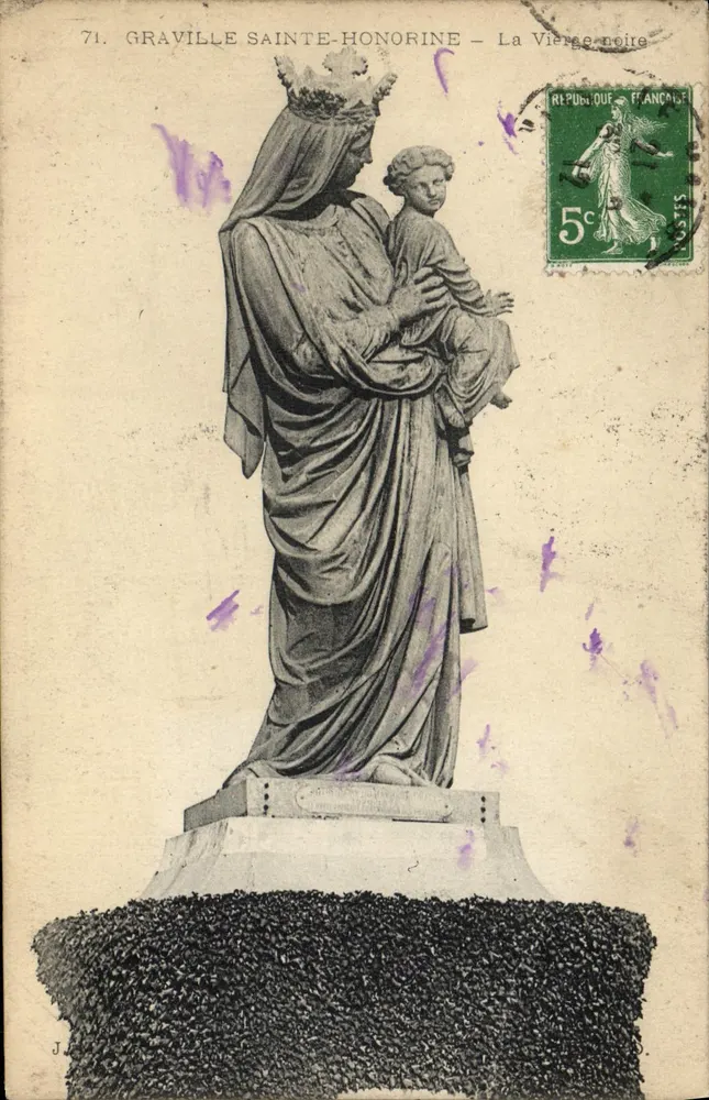 Graville Sainte-Honorine — Die Schwarze Jungfrau — J. L. (Verleger ?) - Vorderseite