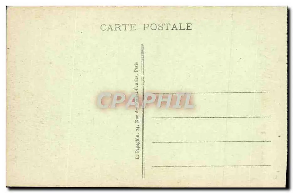Versailles - Panorama des Schlosses und der Gärten - A.P. - Nr. 133 - Rückseite
