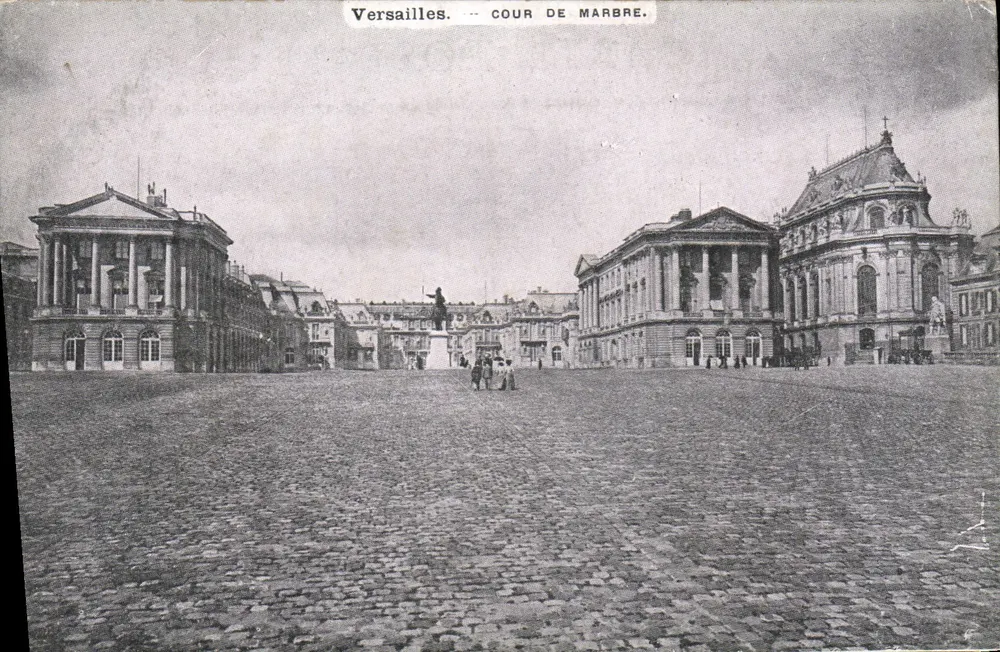 Versailles — Cour de Marbre — editor desconhecido, n° de série 78 - Frente