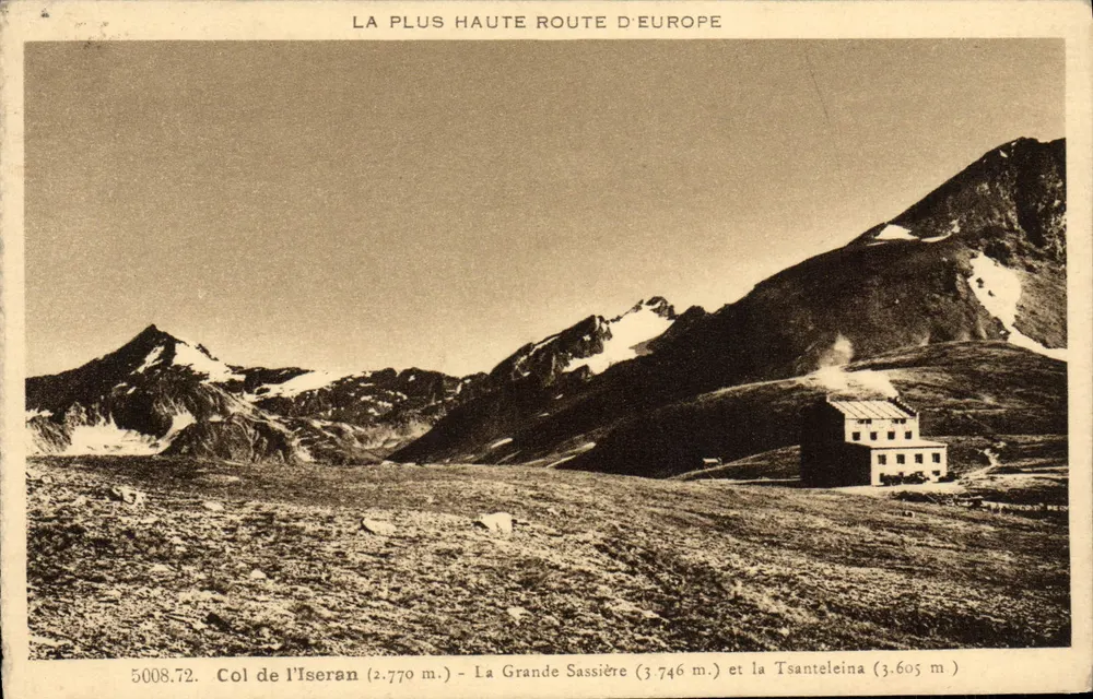 Col de l'Iseran — Die höchste Straße Europas — A. Houlier - Vorderseite