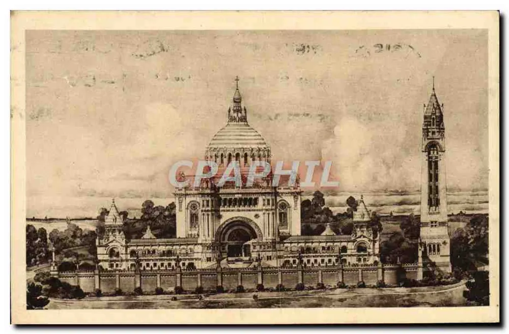 A Basílica de Lisieux — Vista geral do projeto — Edição C.B.S.T., Lisieux - Frente