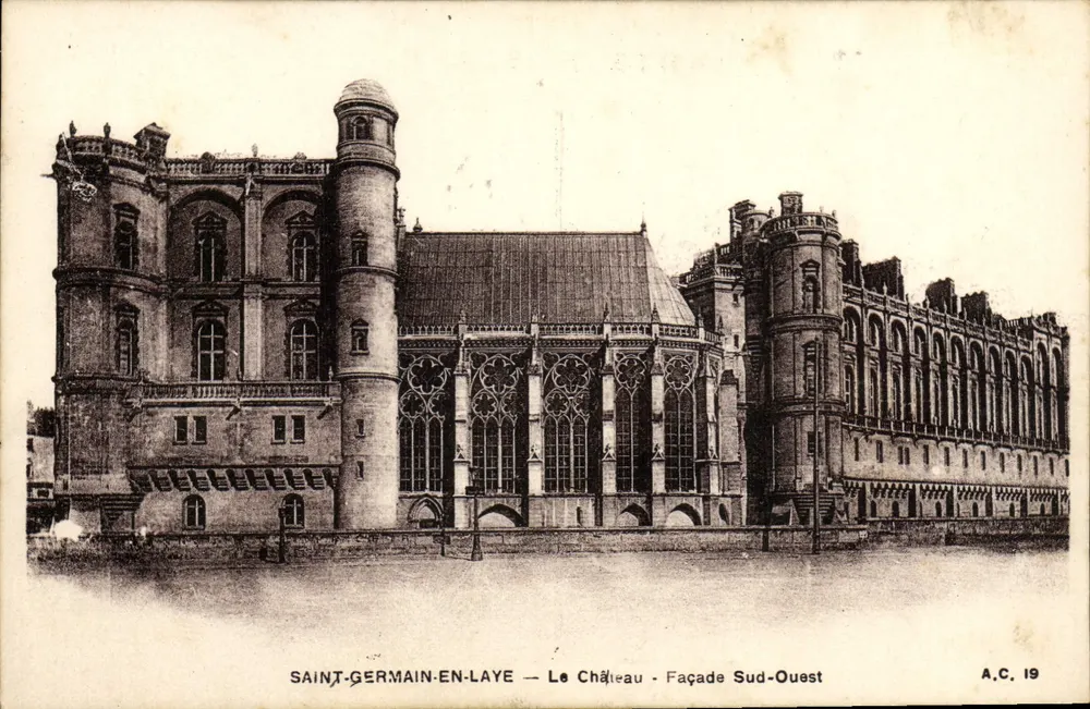 Saint-Germain-en-Laye — Il Castello — Facciata Sud-Ovest — A.C. 19 - Recto