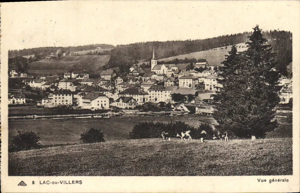 Lac-ou-Villers — Allgemeine Ansicht — CH des Arts Photomécaniques - Vorderseite