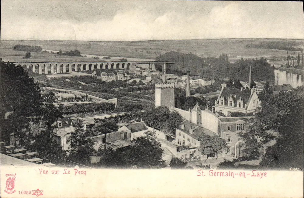 Vista de Le Pecq — Saint-Germain-en-Laye — Paris, 10259 - Frente