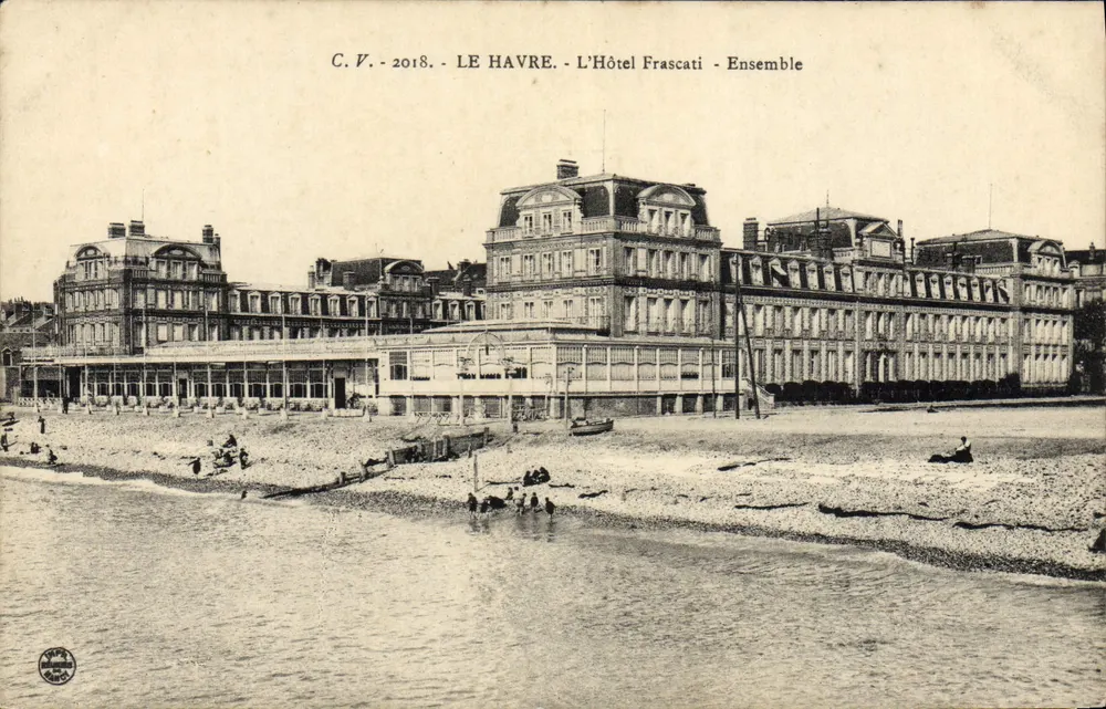 Le Havre - O Hotel Frascati - Conjunto - Frente