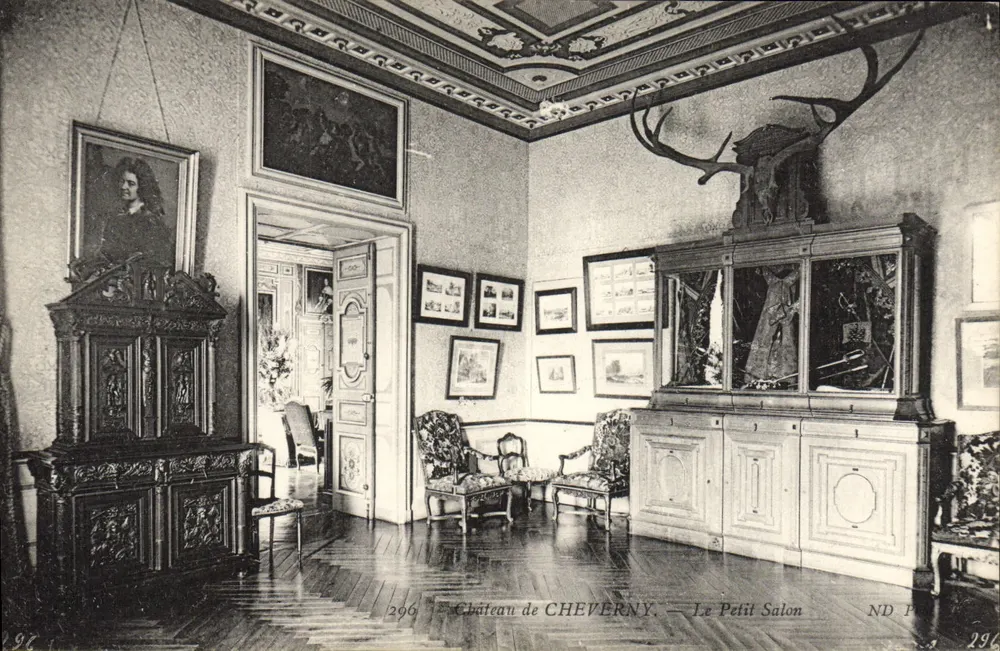 Castelo de CHEVERNY — O Pequeno Salão - Frente
