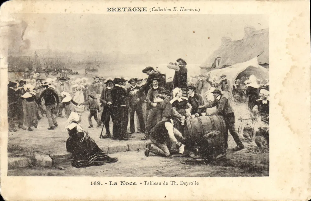 Bretanha — A Noiva — Quadro de Th. Deyrolle (Coleção E. Hamonie) — n° 169 - Frente