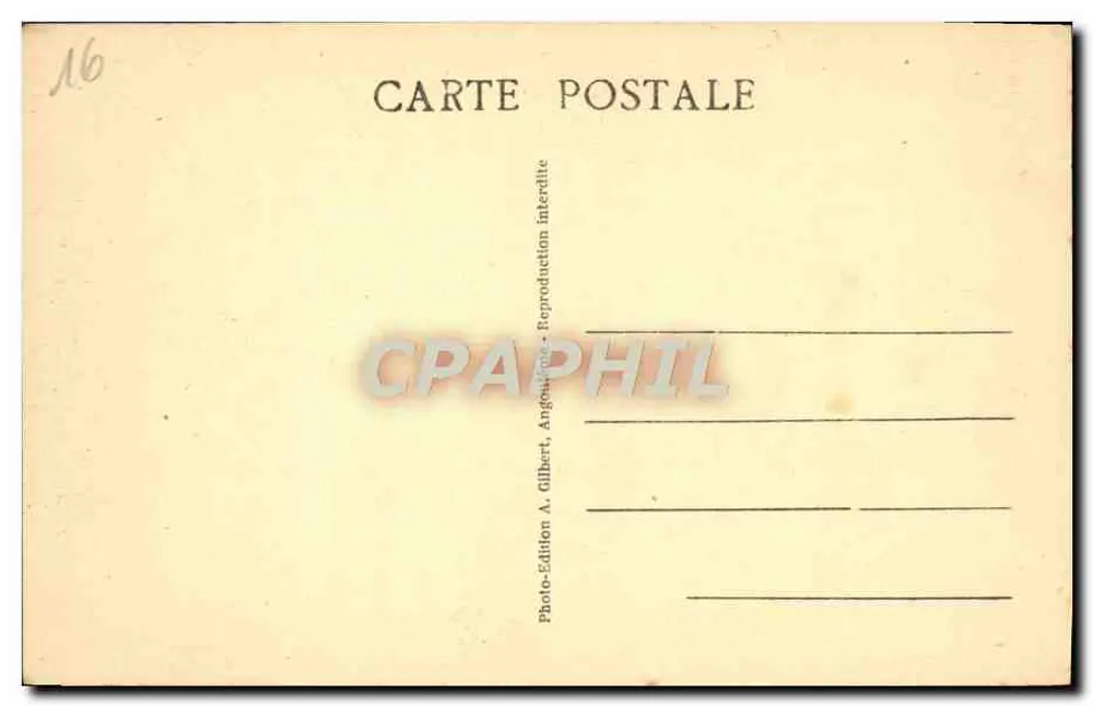 Der Glockenturm der Kathedrale St-Pierre — Angoulême — A.G.A. - 281 - Rückseite