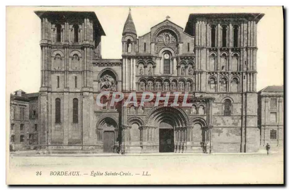 Bordeaux — Igreja de Santa Cruz — LL. n°24 - Frente