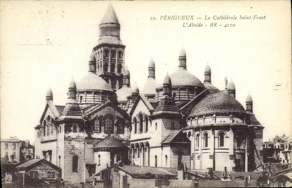 Périgueux — A Catedral Saint-Front — A Abside — BR - 4110 - Frente