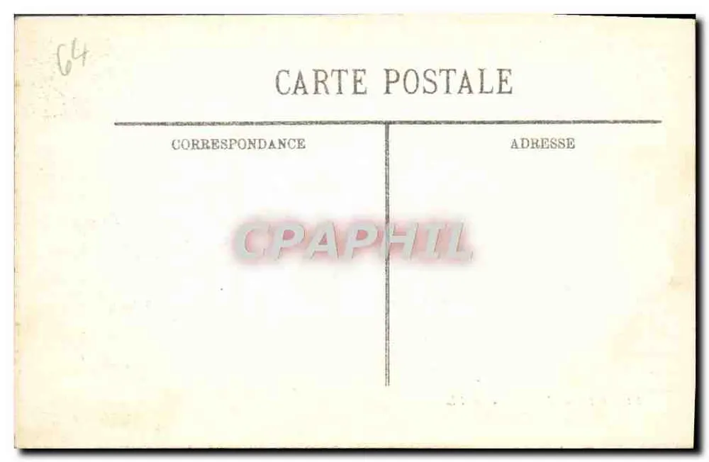 Pau — O Castelo — LL. - Verso