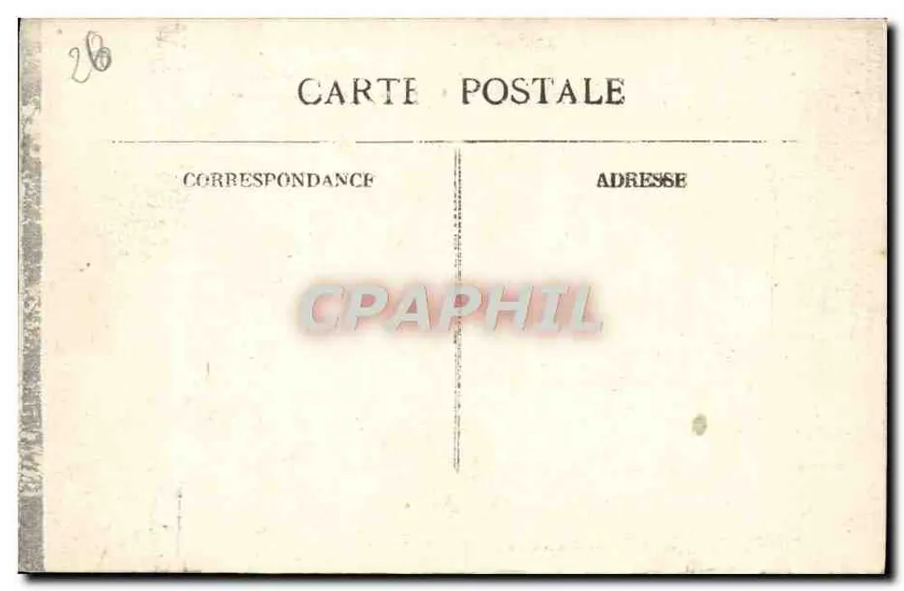 Foresta di LENTE (Drôme) — Strada forestale di Combe-Lava — editore non identificato, n. 303 - Verso