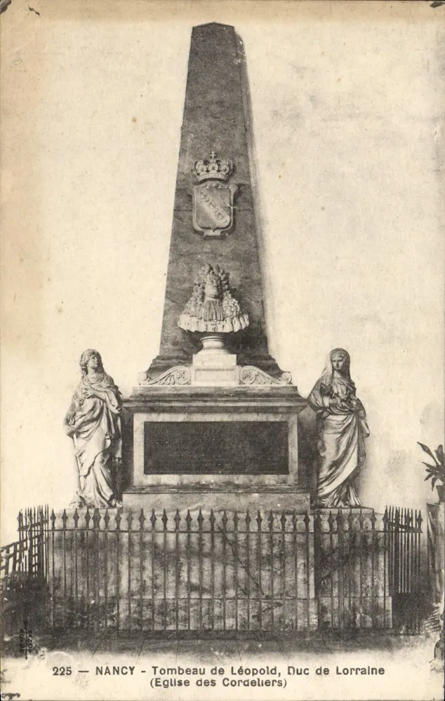 Nancy - Grabmal von Léopold, Herzog von Lothringen - Kirche der Cordeliers - Vorderseite