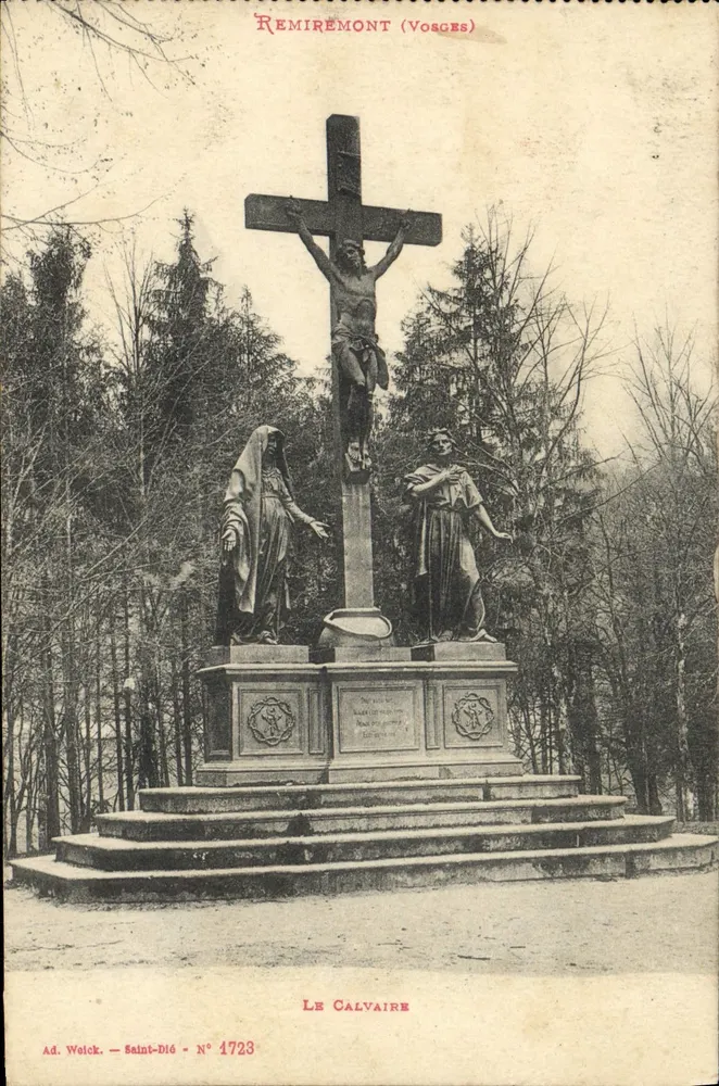 O Calvário — Remiremont (Vosges) — Ad. Welck - Saint-Dié - N° 1723 - Frente