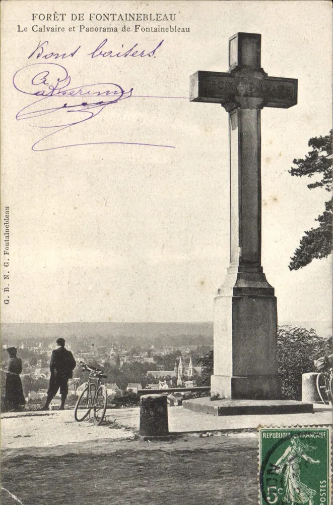Calvarienberg von Fontainebleau — Forêt de Fontainebleau — G.B.N.G. Fontainebleau - Vorderseite