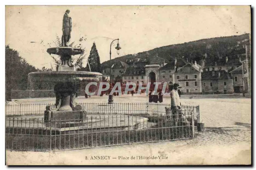 Annecy — Place de l'Hôtel-de-Ville — A. Guider - Vorderseite