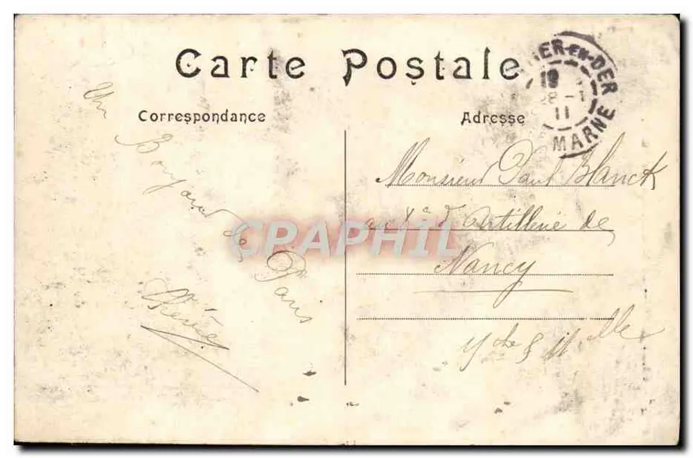 Paris — Le Moulin Rouge — C.M. số 54 - Mặt sau
