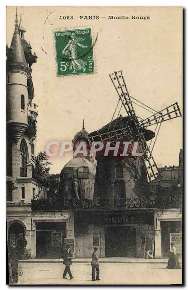 Paris — Moulin Rouge — Editor Proménuir, n° 4063 - Frente