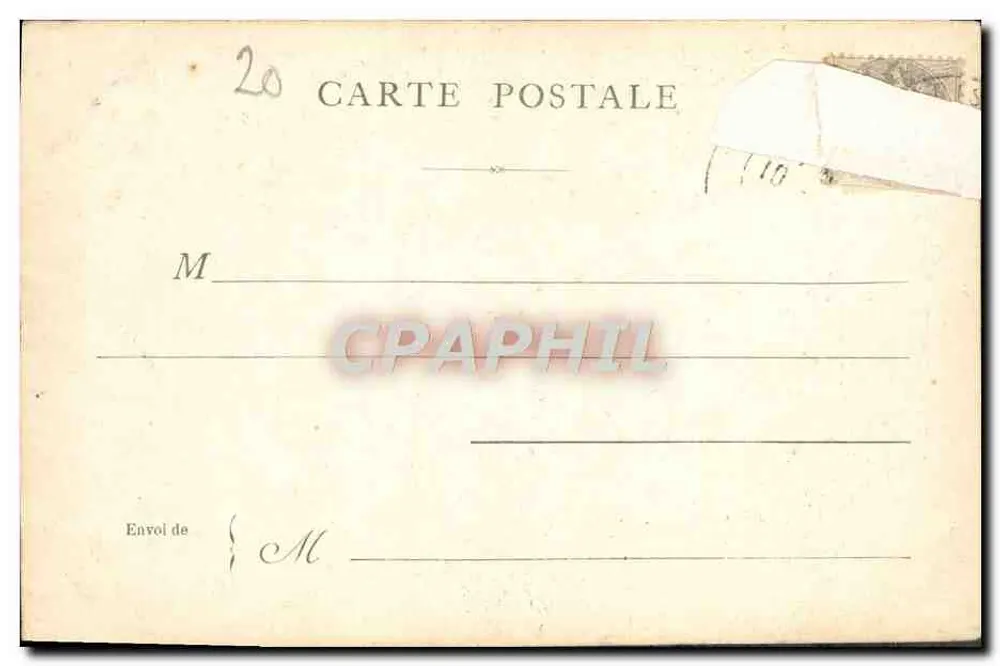 Paris — A Moinha de Longchamps — Charles Suty - Verso