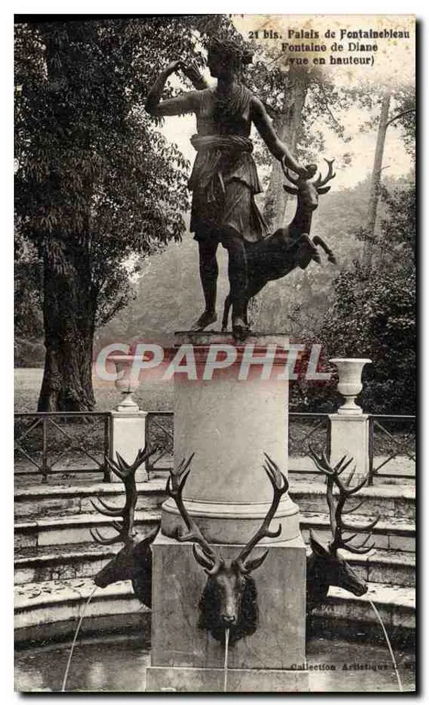 Fontaine de Diane — Schloss Fontainebleau — Kunstkollektion - Vorderseite