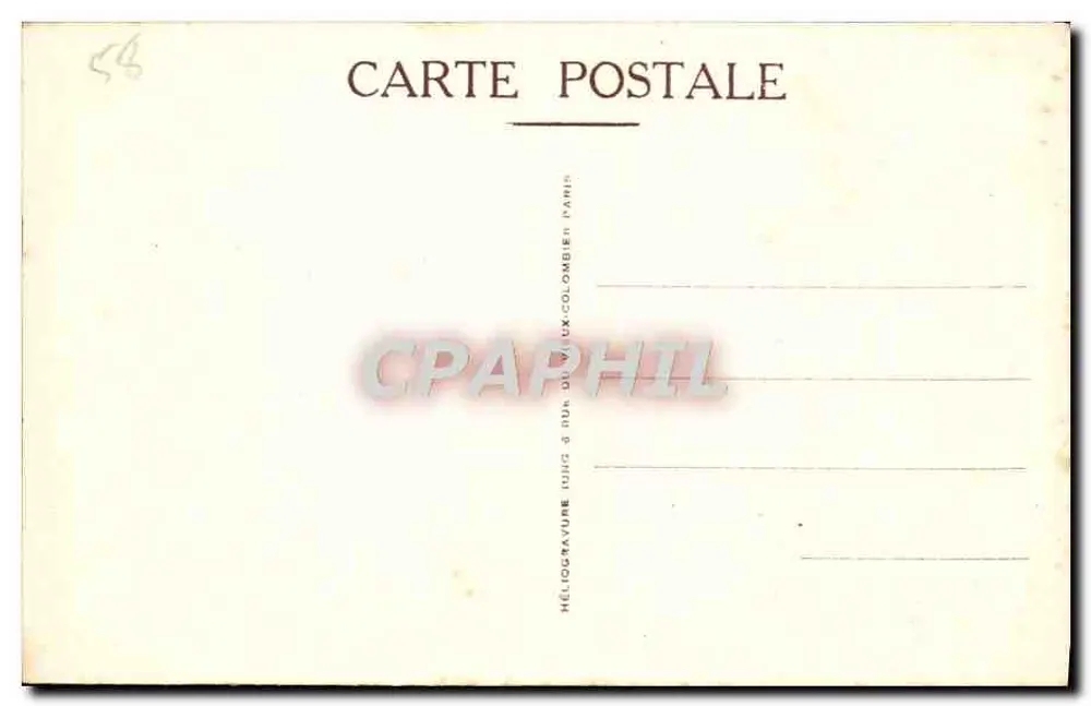 Capela da Benfeitora Bernadette — Casa-Mãe das Irmãs da Caridade, Nevers — Héliogravure - Verso
