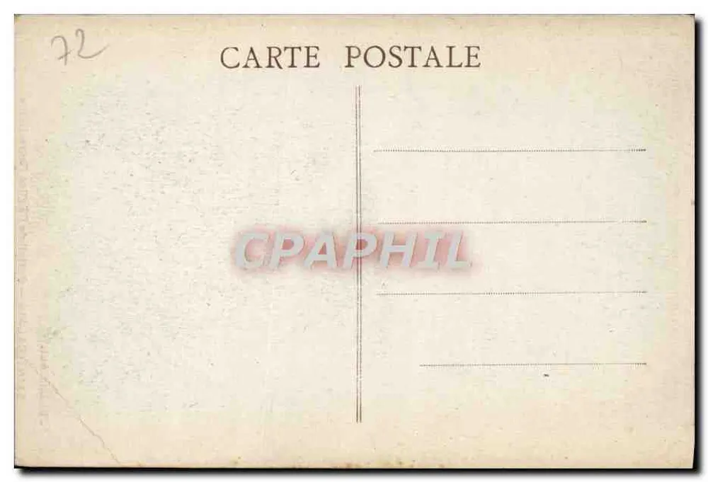 Saint-Calais — Ansicht des Portals der Kirche Notre-Dame — E. Renard, Verlag - Rückseite