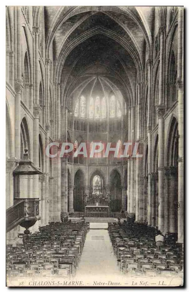 Chalons-sur-Marne — Notre-Dame — A Nave — n° 38 - Frente