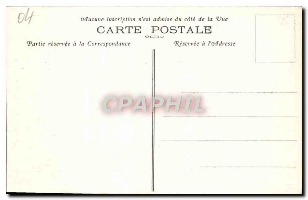 Annot (B.A.) — A Cruz Coberta — Foto Vial, Digne - Verso