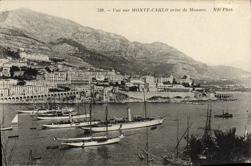 Ausblick auf MONTE-CARLO aus Monaco — ND Phot. — n° 520 - Vorderseite