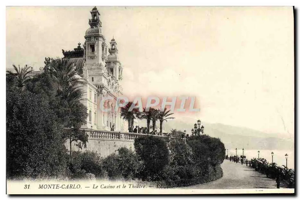 Monte-Carlo — Das Casino und das Theater — Verlag unbekannt, Nr. 31 - Vorderseite