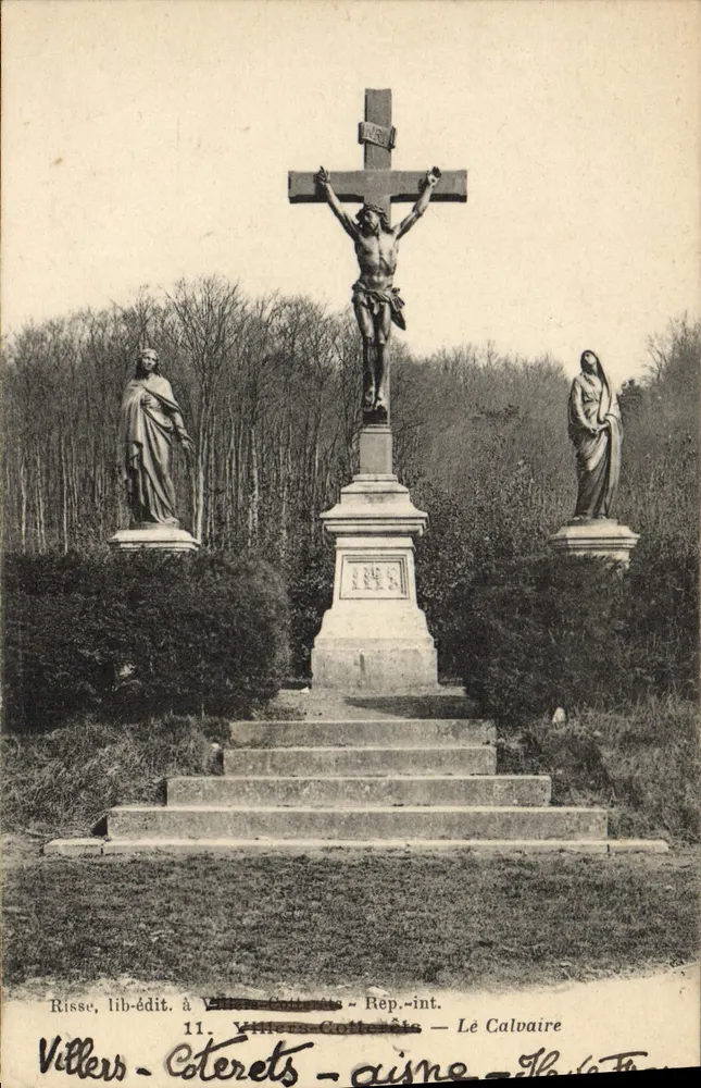 Villers-Cotterets - El Calvario — Risse, editor en Villers-Cotterets — Rep. int. n°11 - Anverso
