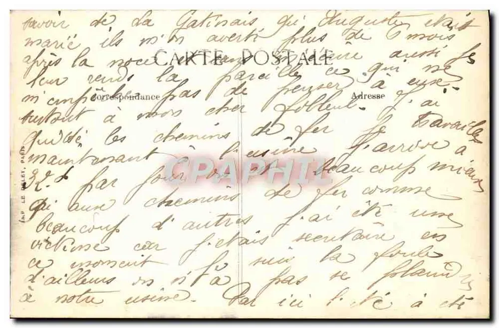 Versailles — Grandes Eaux — Bassin des Neptun — anonymer Verlag, Seriennummer 103 - Rückseite