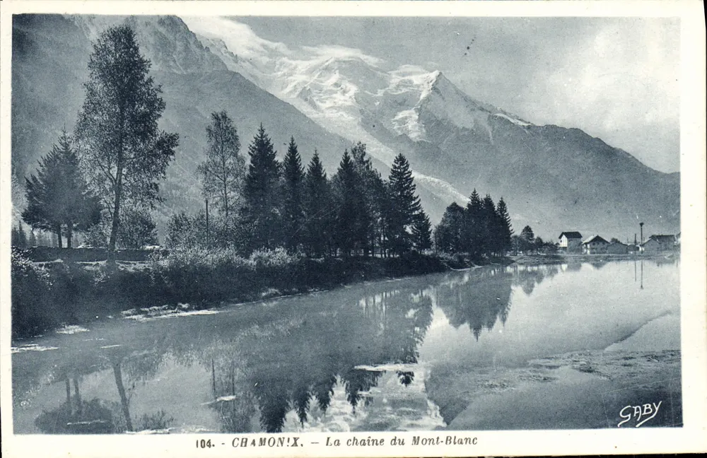 Chamonix — De keten van de Mont-Blanc — Gaby, n°104 - Voorkant