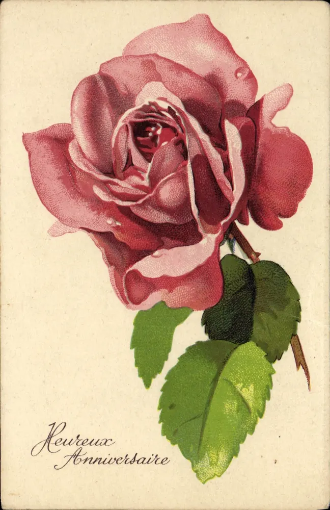 Rosas — Aniversário — Editor Ecol, n° 103 - Frente