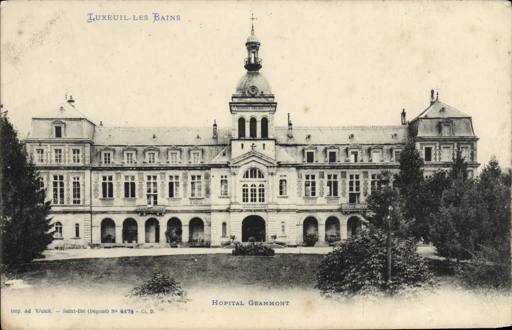 LUXEUIL-LES-BAINS — Krankenhaus Grammont — Imp. Ad Veick, Saint-Dié, N° 4472 - Vorderseite