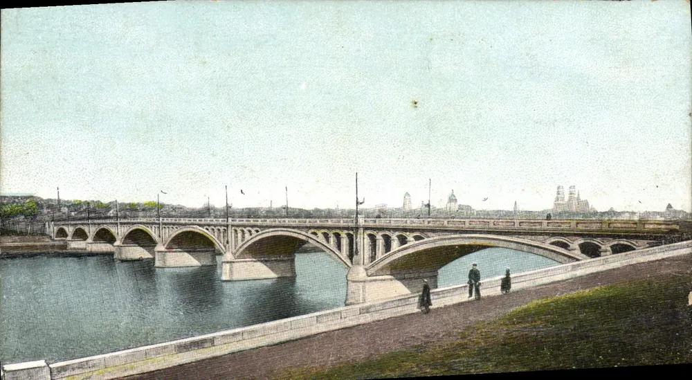 Ponte da Concórdia — Paris — editor anônimo, número de série não visível - Frente