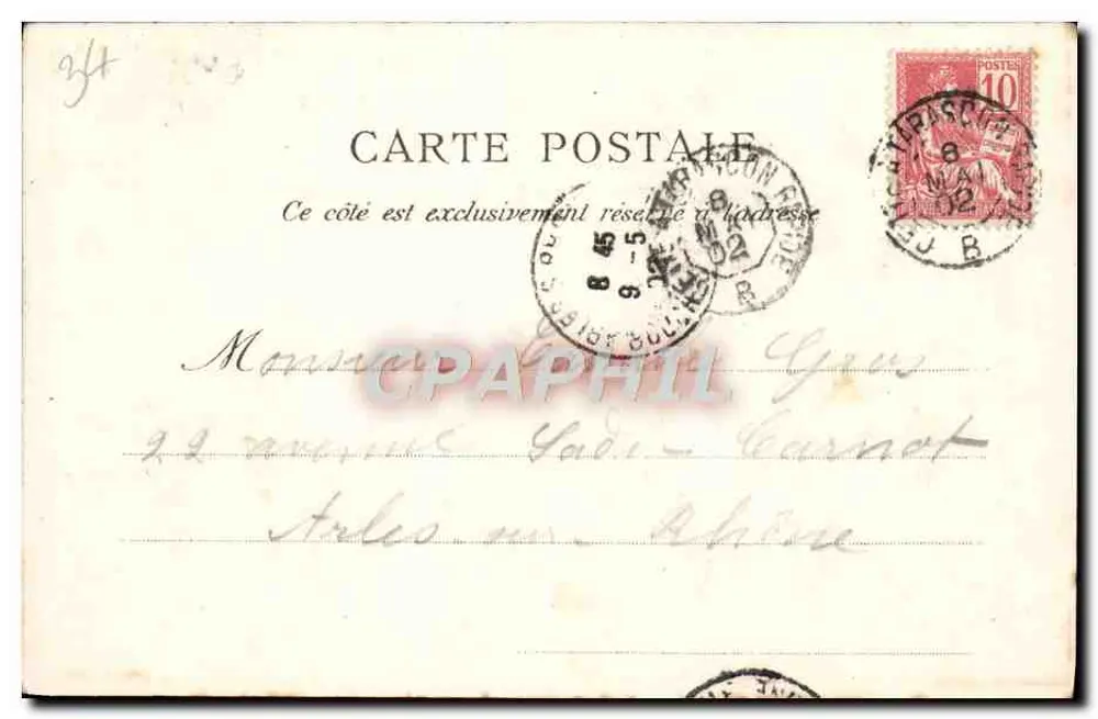 Montpellier — Place de la Comédie — Edição das Nouvelles Galeries, Montpellier - Verso