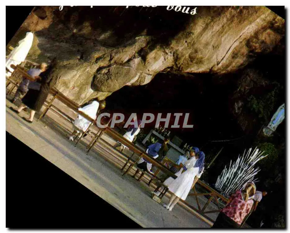Lourdes — A Grotta — Edição C.A.P. Tarbes - Frente