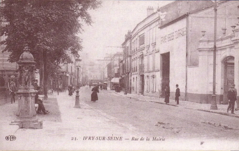 Ivry-sur-Seine — Rue de la Mairie — Verlag EID, Nr. 23 - Vorderseite
