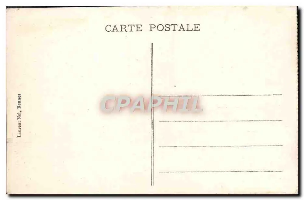Mont-Saint-Michel — Südwestseite — Verlag: Laurent Nol, Rennes, Nr. 238 - Rückseite