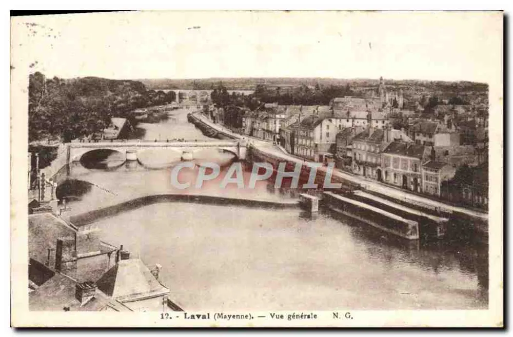 Laval (Mayenne) — Vista geral — N.G. - Frente