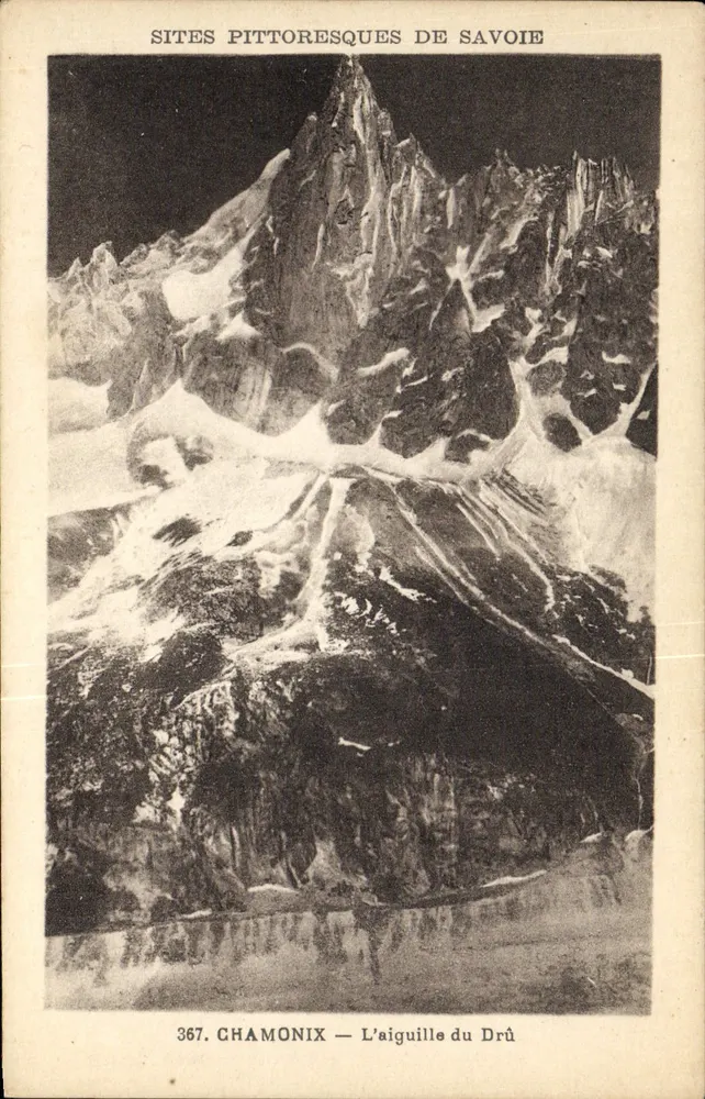 Chamonix — Die Drû-Nadel — Pikturische Orte der Savoie, n°367 - Vorderseite