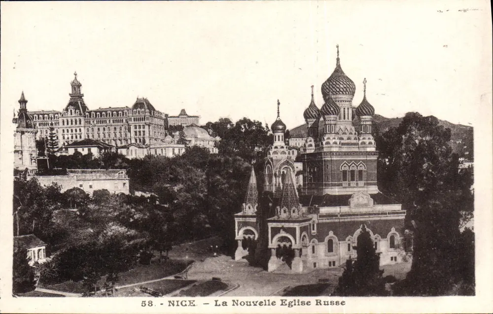 Nice - Die Neue Russische Kirche — J. Gilletta et Cie, Nice - Vorderseite