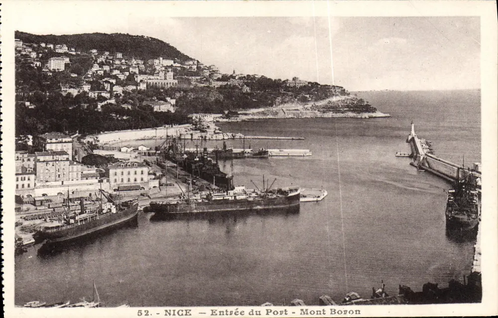 Nice — Entrada do Porto - Mont Boron — A. Gilletta et Cie, Nice - Frente