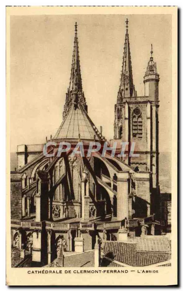 Catedral de Clermont-Ferrand — A Abside - Frente