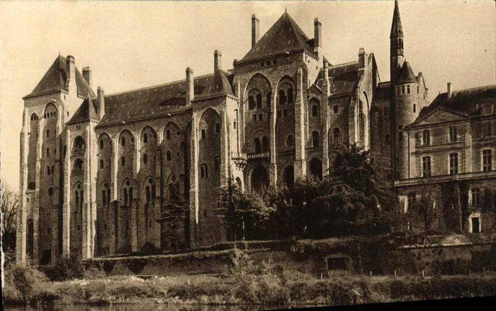 Die Abtei Solesmes — Die Gebäude von 1896, gesehen von Île-Saint-Clément — Edition der Freunde von Solesmes, Nr. 5 - Vorderseite